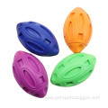 Eco-friendly colorful squeaky rubber dog chew toys